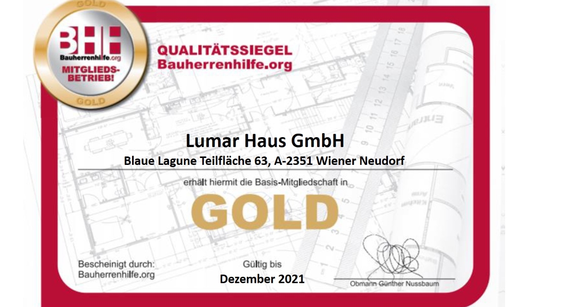 Lumar - Verlängerung der Qualitätsmitgliedschaft